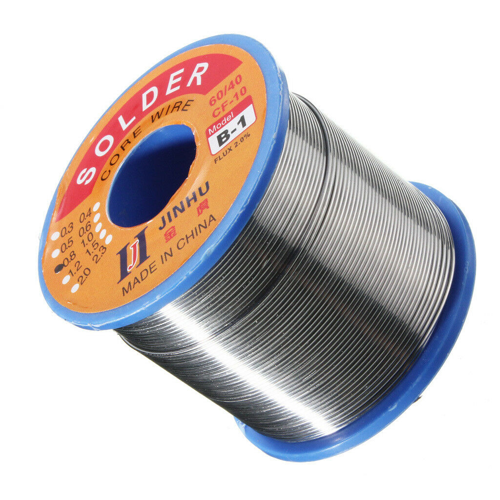 1X 0.8mm 500g 2.0% Rosin Core Soldering Solder Wire Tin Lead 60/40 Flux