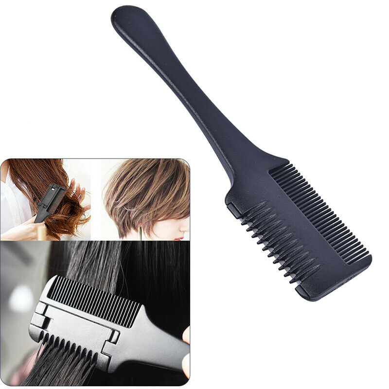 Double Sides Hair Razor Comb Hair Cutting Thinning Trimmer with Blade CHBBAY KX