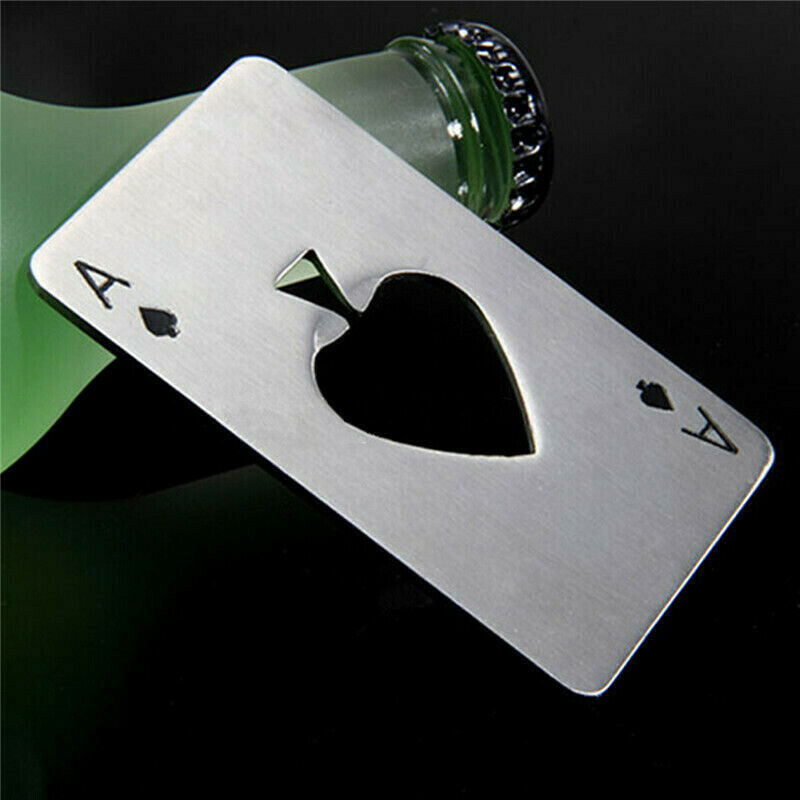 Poker Spade A Bottle Opener Creative Bar Pub Card Beer Soda Top Bottle Op.l8