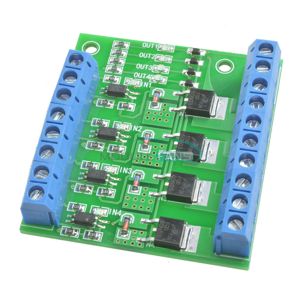 New Trigger Switch Module 4-way FET MOS DC Control for PWM Motor Pump LED O6IM