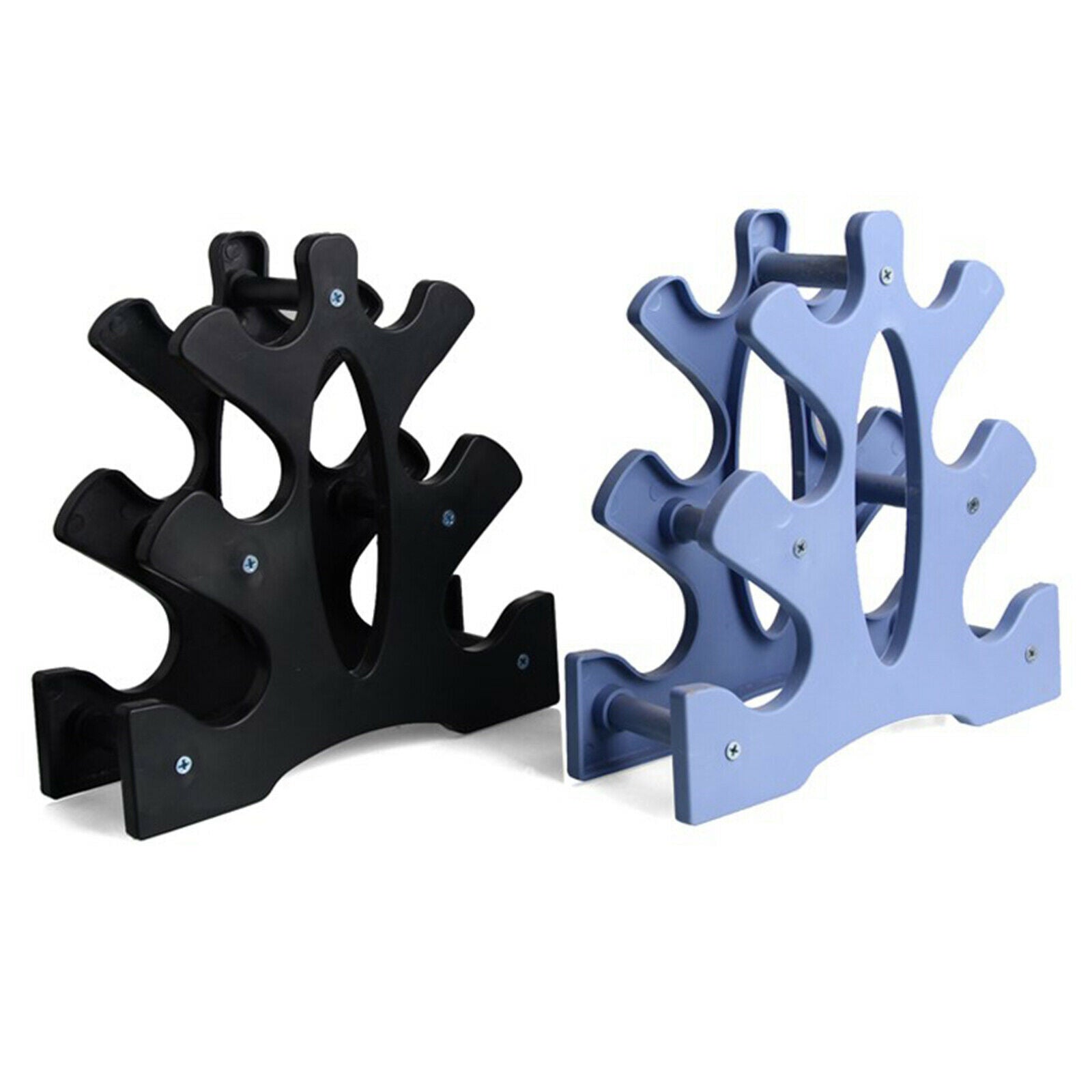Dumbbell Rack Hand Weights Holder 6 Dumbbells Tree Stand Sorting Bracket