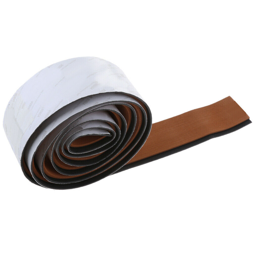 3X EVA Faux Teak Decking Sheet Marine/Boat Tape Light Brown Black Stripe