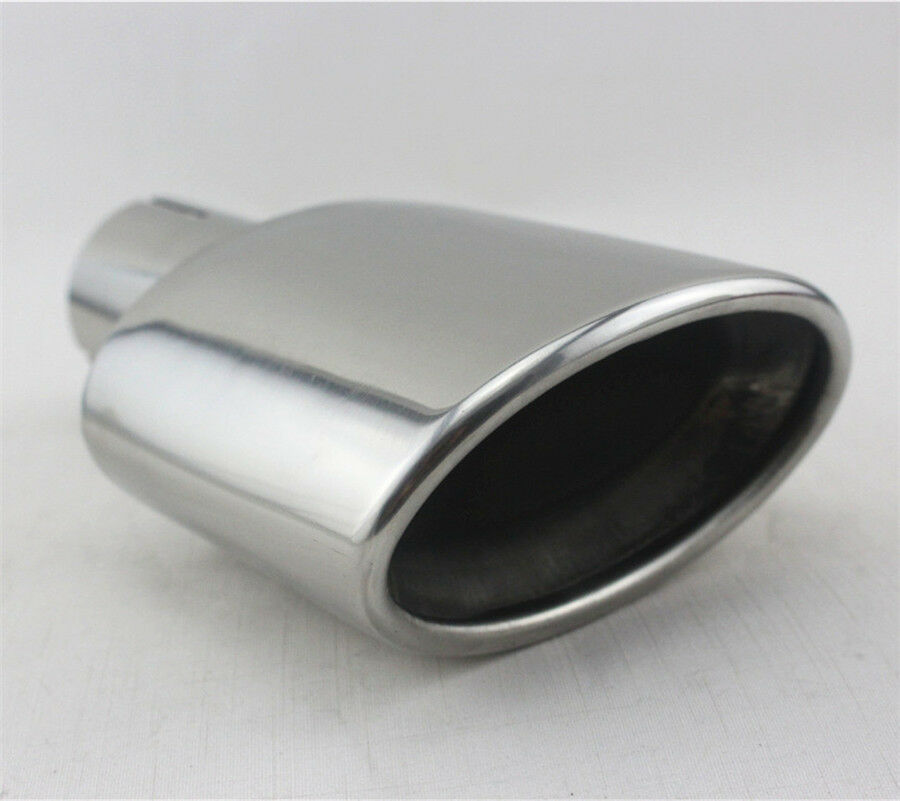 Car exhaust tip silencer Stainless Steel exhaust tail Inlet54mm Outlet78mm Brand