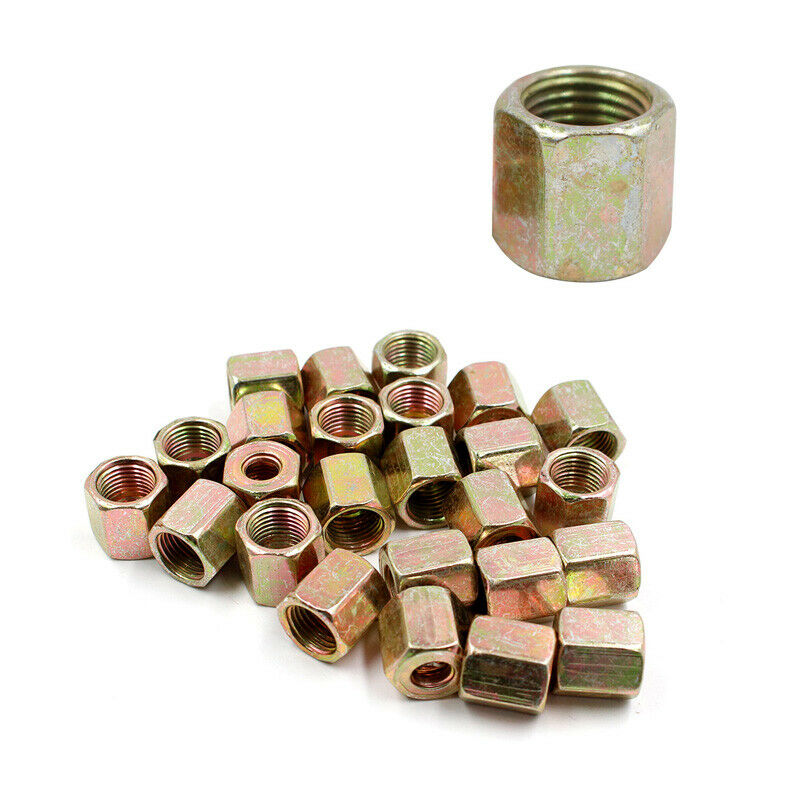 50PCS Brake Line Fittings Assortment for 3/16 Inch Tube Thread Nuts Female +Male