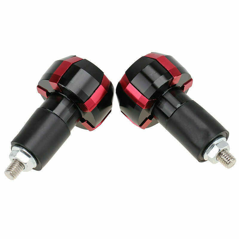 7/8" Anti-Vibration Slider Bar Cover Motorcycle Handlebar End Plugs Grip Caps