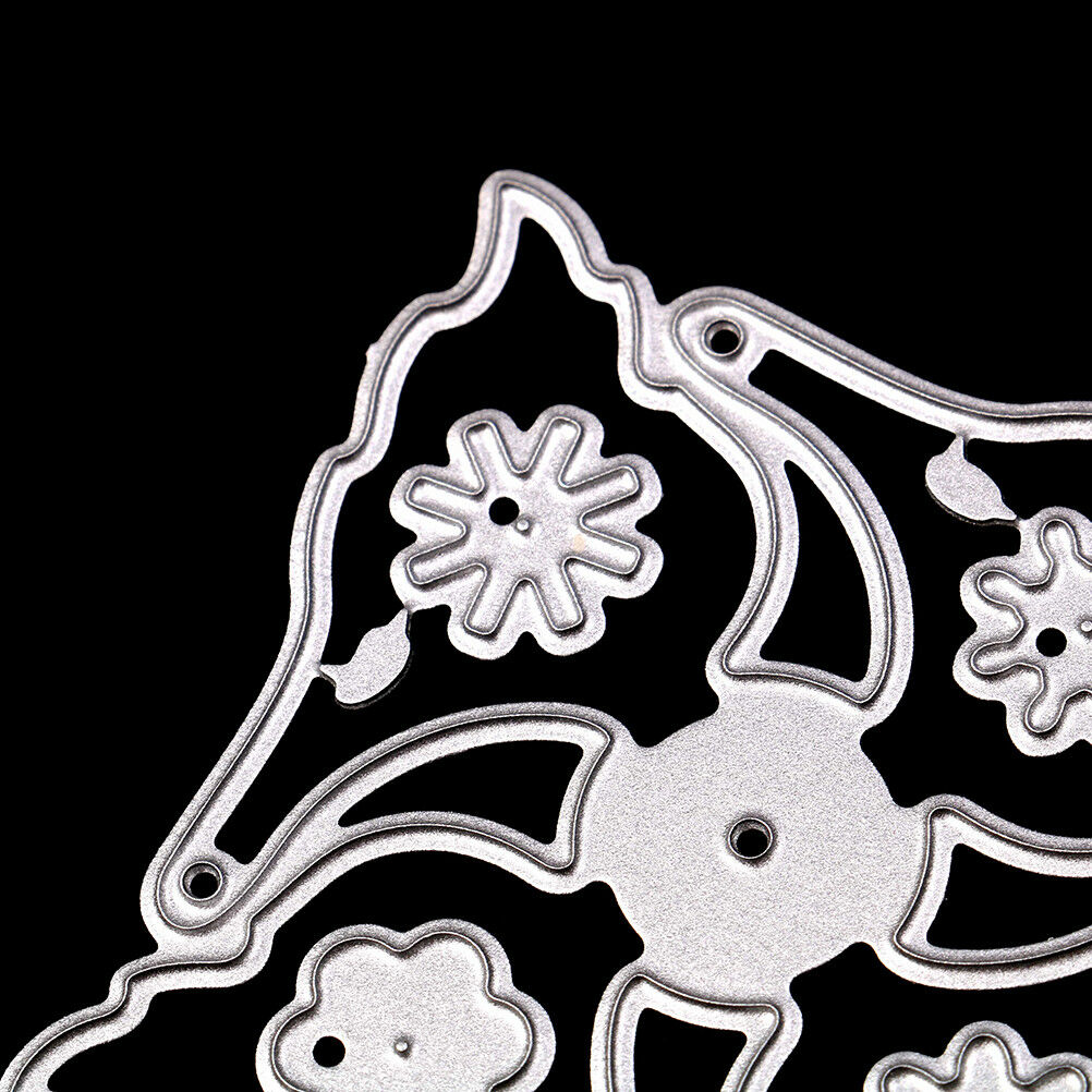 Windmill Flower Spinner Metal Cut Dies Diy Pinwheel Party Decor Paper Craft Qx