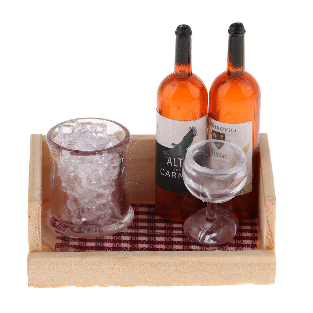 Modern Bar Decoration Drink Wine Champagne Beer Bottles With Magnet Wooden