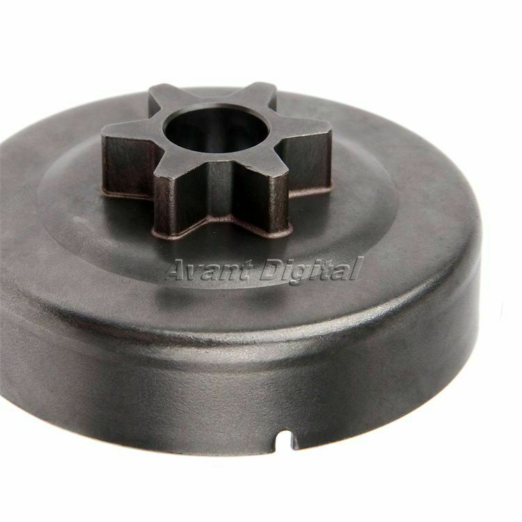 3/8 6T Clutch Drum Sprocket Washer E-Clip Kit Chainsaw Parts for STIHL MS170 180