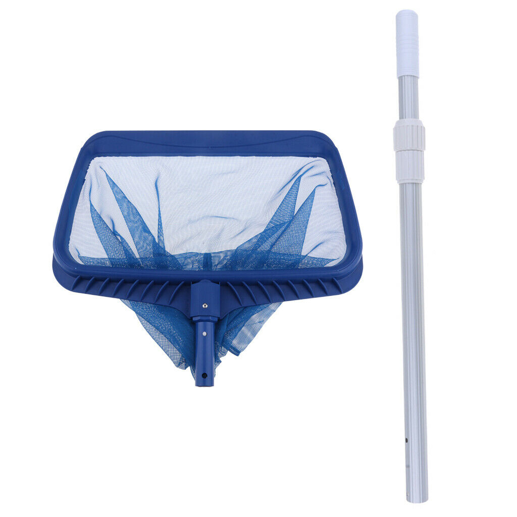 50cm Leaf Skimmer Net with 1M Telescopic Pole Leaves Collector for Home Pond