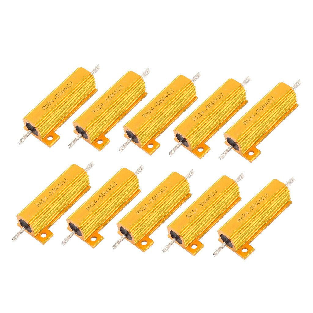 10 Pieces 50W Aluminium Clad Power