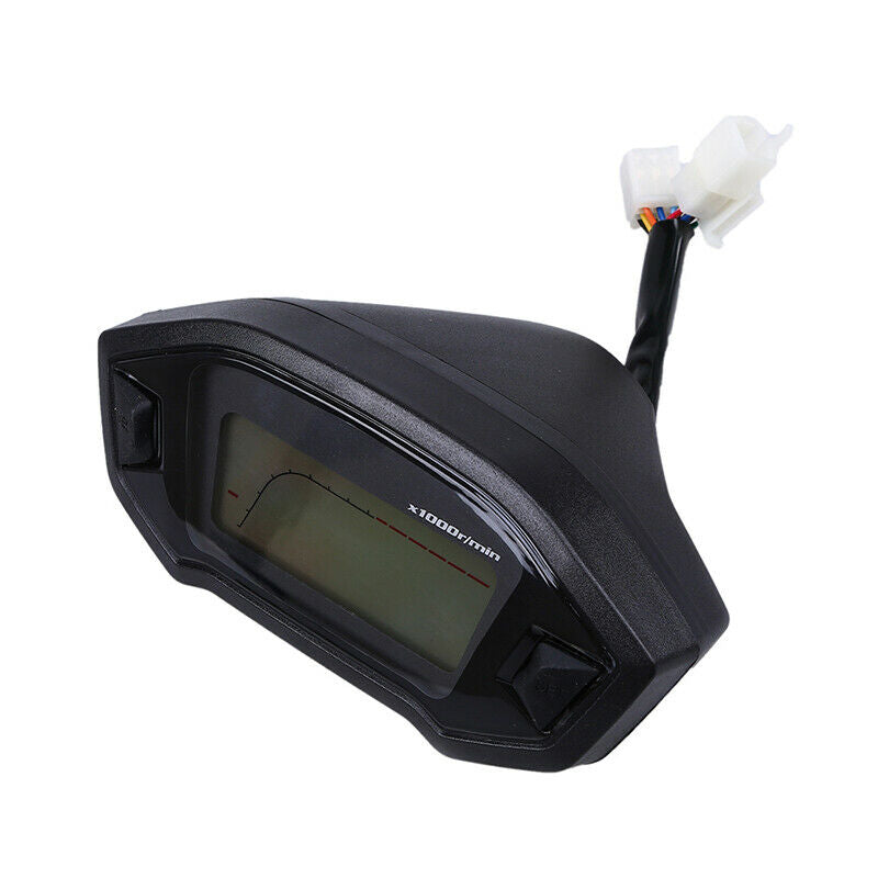 Motorcycle RPM14000 LCD Digital Odometer Speedometer Tachometer Gauge Trip Meter