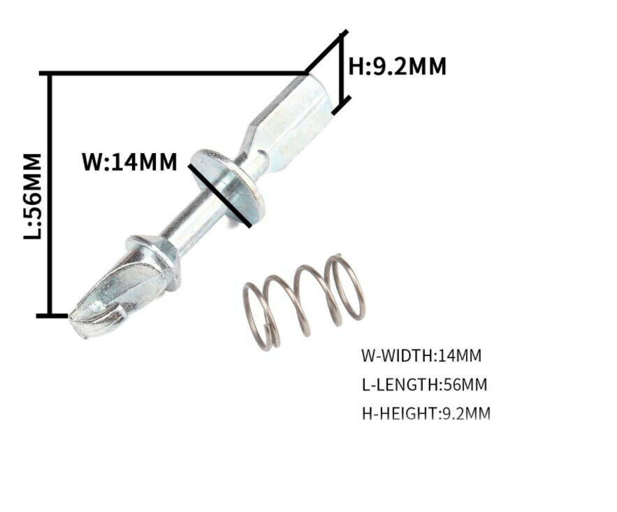 Front Door Lock Barrel Repair Kit 56 mm 1H0837223B for VW