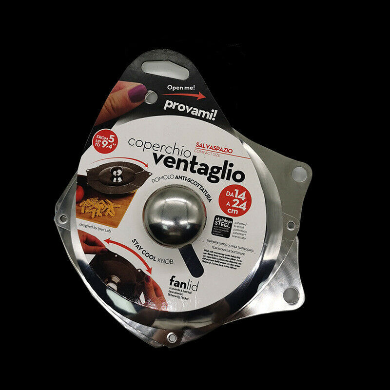 Stainless Steel Pot Lid Retractable Lid Adjustable Variety Lid Anti-SputteriBDA