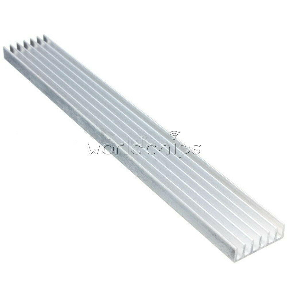 2PCS 150x20x6mm Long Heatsink Aluminum Heat Sink for LED Power Amplifier PCB