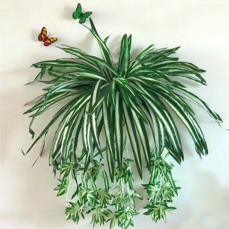 Artificial Silk Plant Hanging Office Home Garden Chlorophytum Comosum Greenery