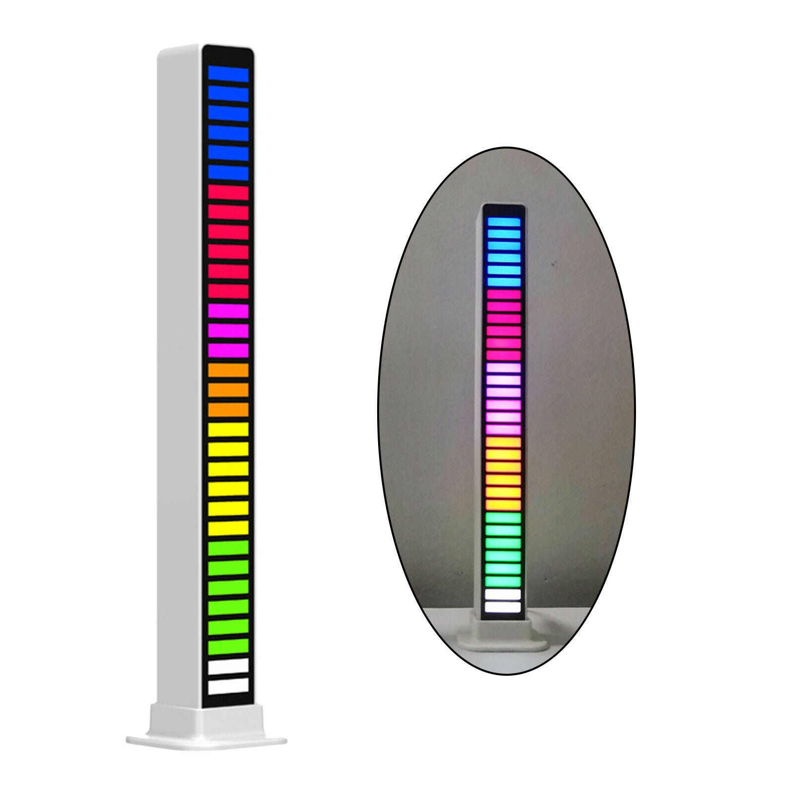 RGB Voice-Activated Pickup Rhythm Light LED Colorful Home Atmosphere Lamps