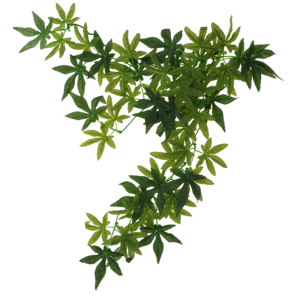 2 pcs 50CM Bendable Reptiles Vine Jungle Climber Vines Artificial Decor