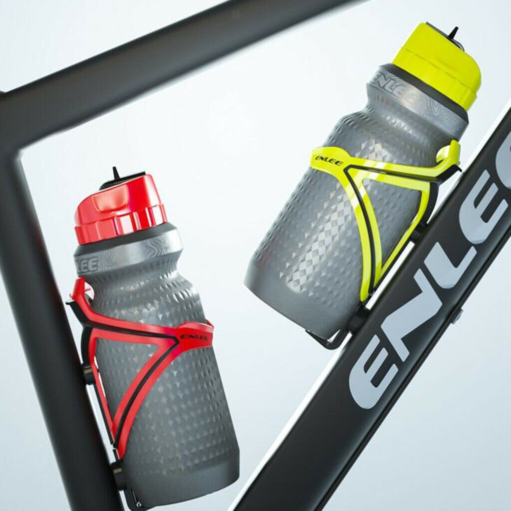 Bike Bicycle Water Bottle Leak Proof Sports Squeeze Cycling Drink Kettle Cup Red