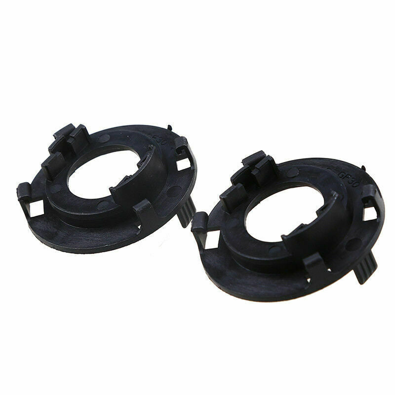 2Pcs H7 LED Headlight Lamp Bulb Base Holder Adapters For Hyundai Kia