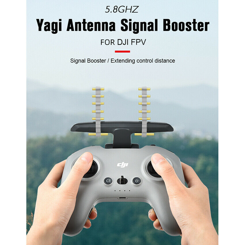 2x 5.8GHZ Signal Booster Antenna Range Extender Accessories For DJI FPV Drone