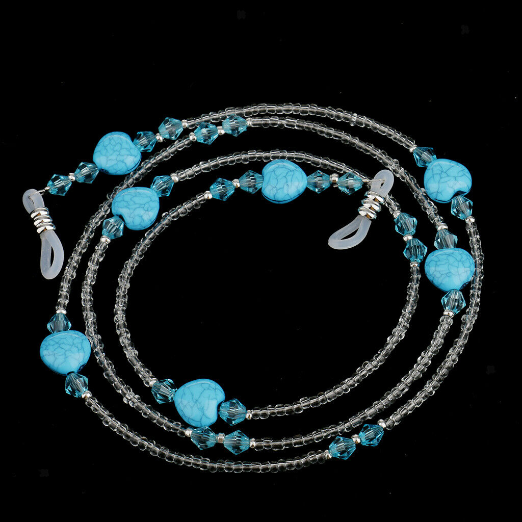 3 Pieces Eyeglass Cord Holder Necklace Sunglass Neck Strap Chain Eyewear