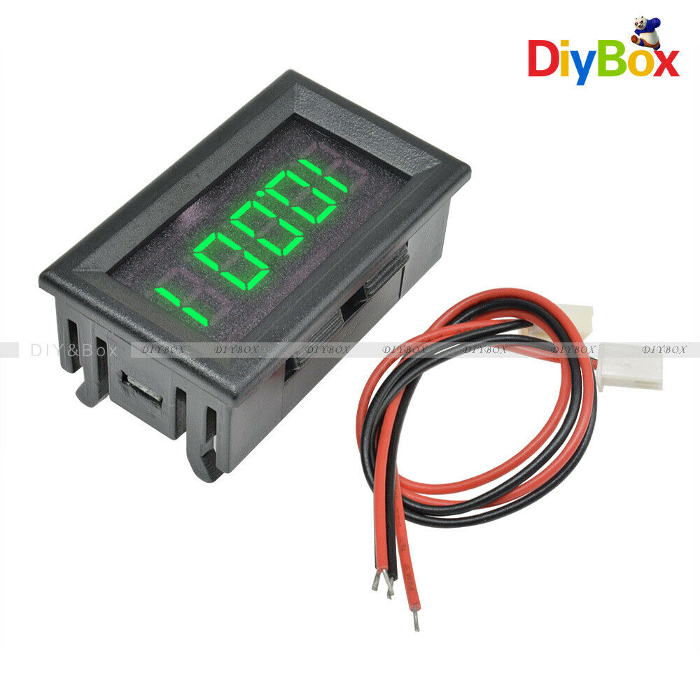 Green LED 5 Digit DC 0-4.3000-33.000VDigital Voltmeter Voltage Meter Car Panel D