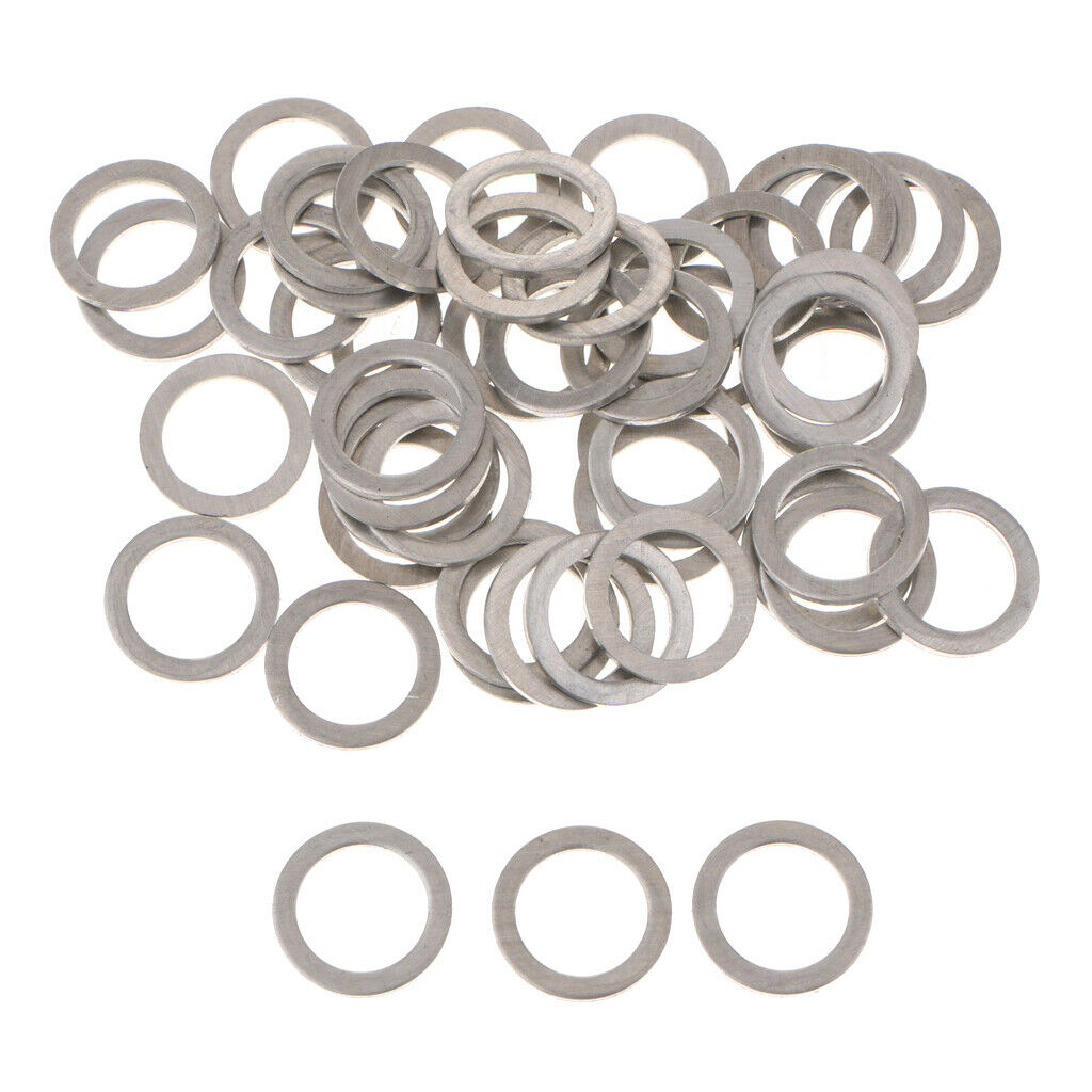 50Pcs 14mm Oil Drain Plug Crush Washer Gaskets For for Mazda 9956-41-400