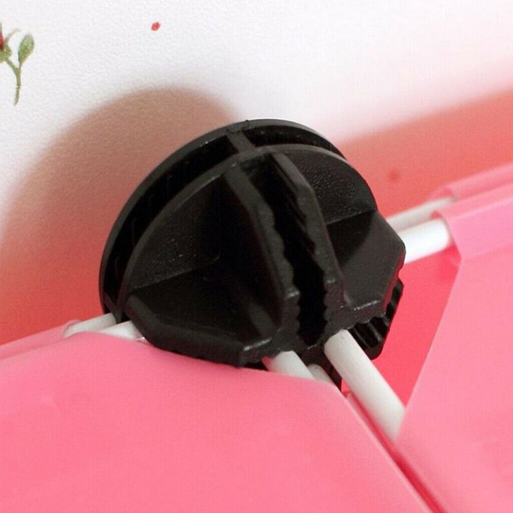 Set Of 10 Plastic Furniture Catches Lock For Wardrobe Locker