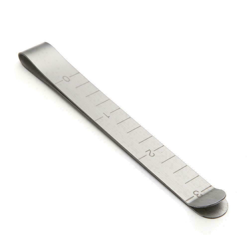 Metal Sewing Crimping Clip Steel Hemming Clips Ruler B1A new