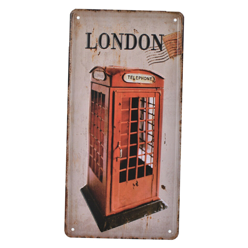 Various Retro Tinplate Metal Sign Wall Metal Plaque Bar Coffee Shop Decor C