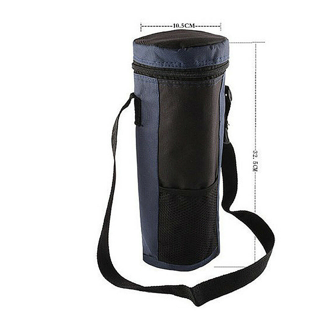 Pack of 2 Cylinder Cooler Bag Insulated Water Drinks Bottles Cans Bags