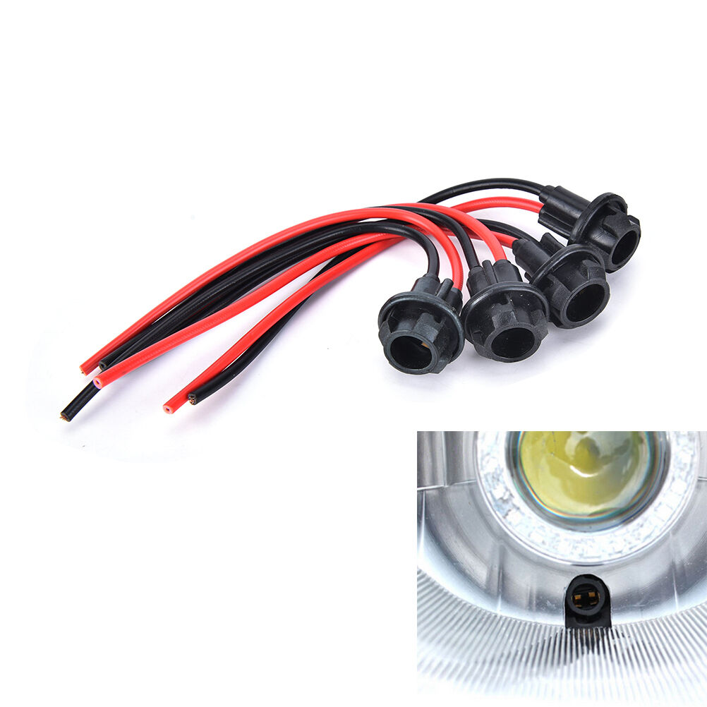 4x T10 W5W 158 501 Car Socket Extension LED Wedge Light Base Connector T .l8