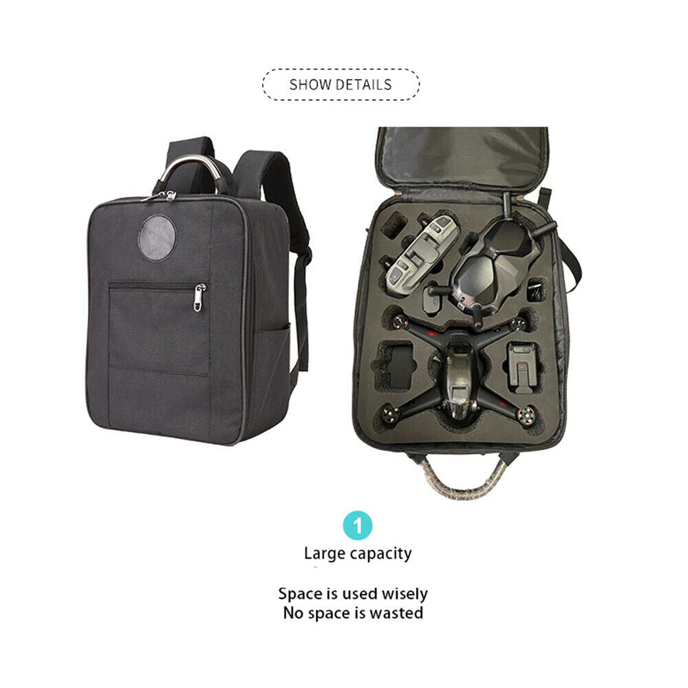 For DJI FPV Combo Drone Storage Shoulder Bag Waterproof Carrying Bag Backpack