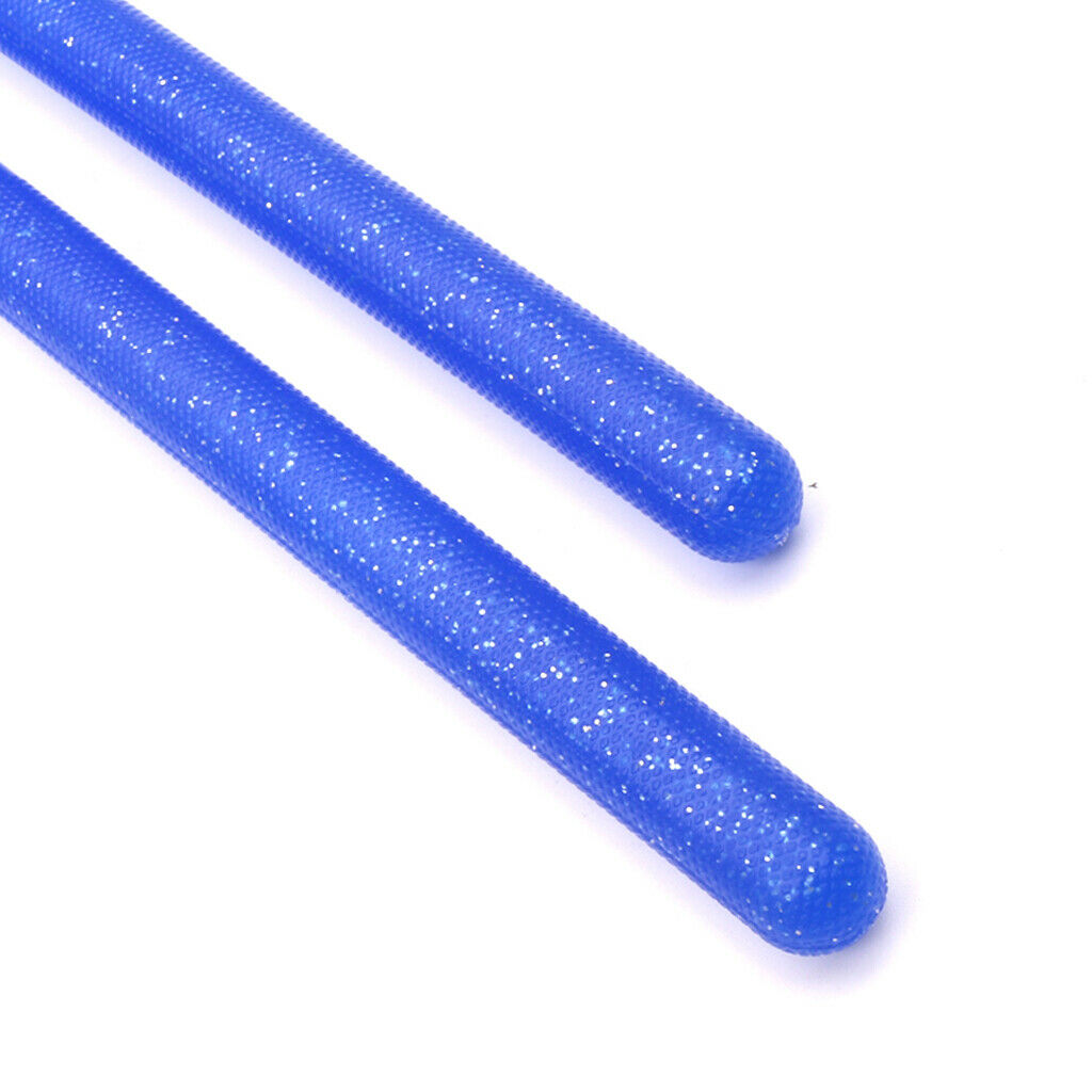 1 Pair 5A Nylon Drumsticks Drum Mallets Beaters Blue