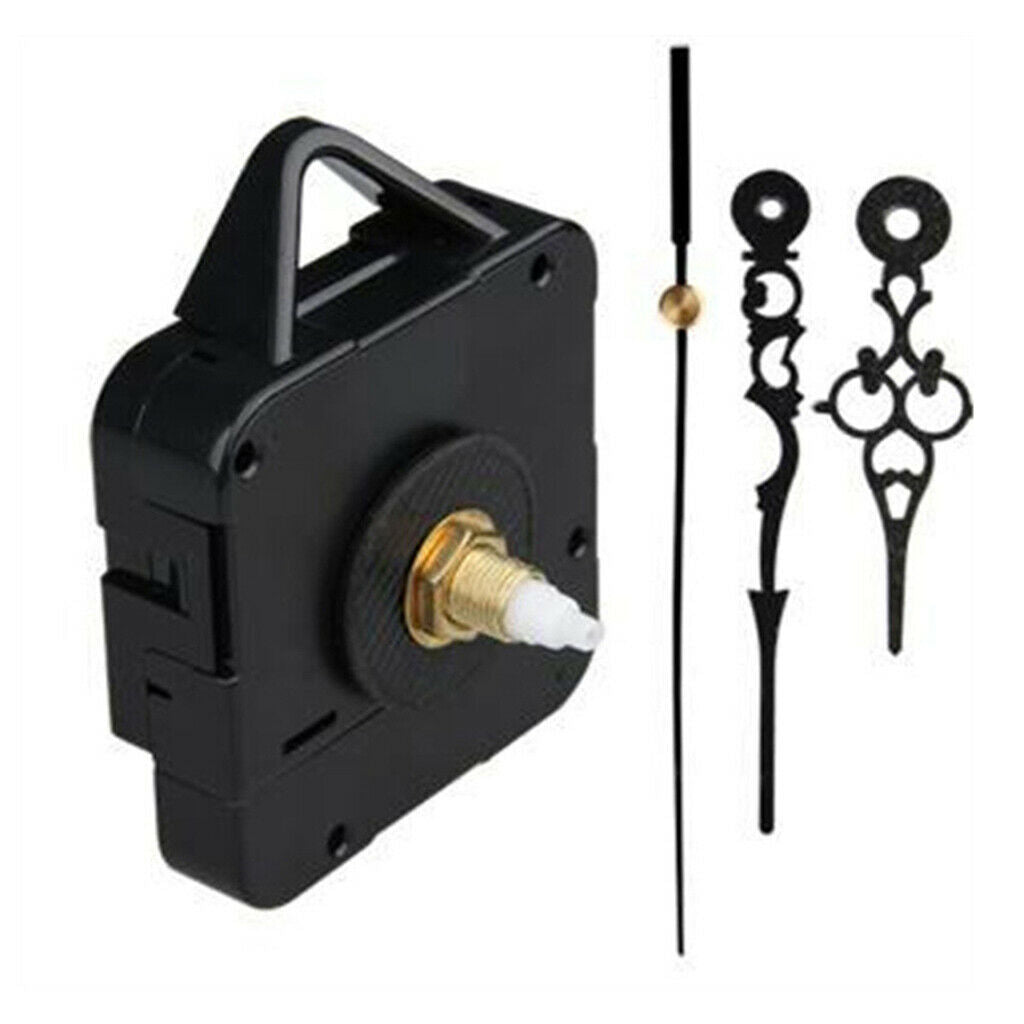 2x Quartz Clock Movements w/ Spindle Mechanism Watchmaker DIY Repair Kit