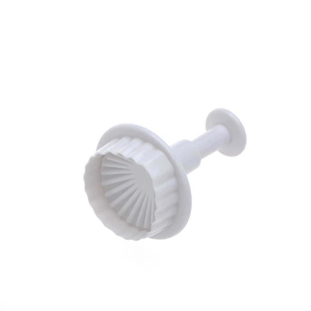 3x Shell Shape Plunger Cutter Fondant Cake Decor Tools SugarCraft Cookie`M.l8