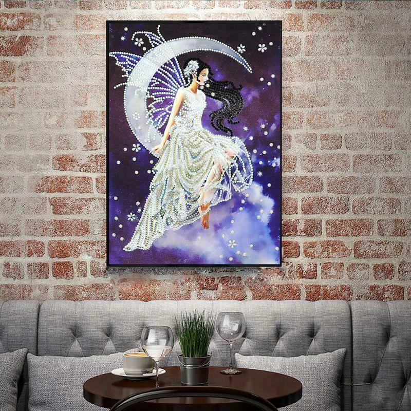 Winged Fairy 5D Special Diamond Painting Embroidery DIY Rhinestone Cross Stitch