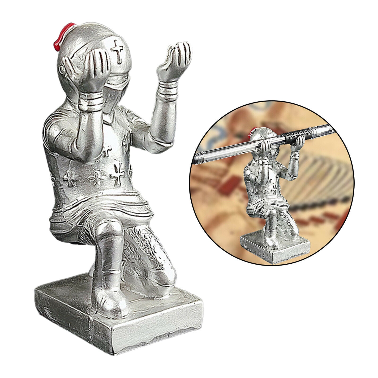 Knight Pen Holder Desk Organizers Storage Stand Display Home Office Drawing