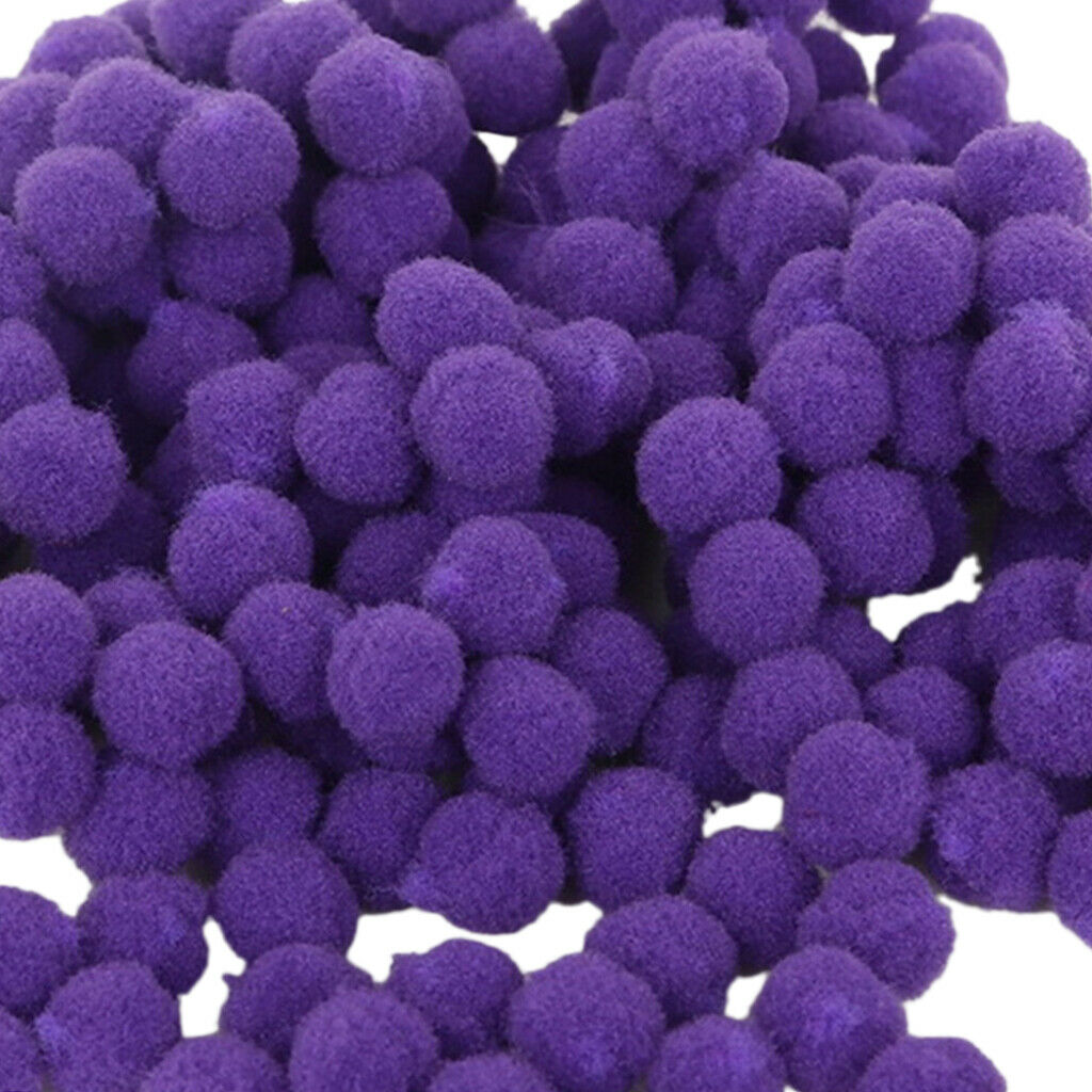 300 Pieces Mixed Pom Pom Balls MINI Felt Balls 0.7inch, for DIY Decoration,