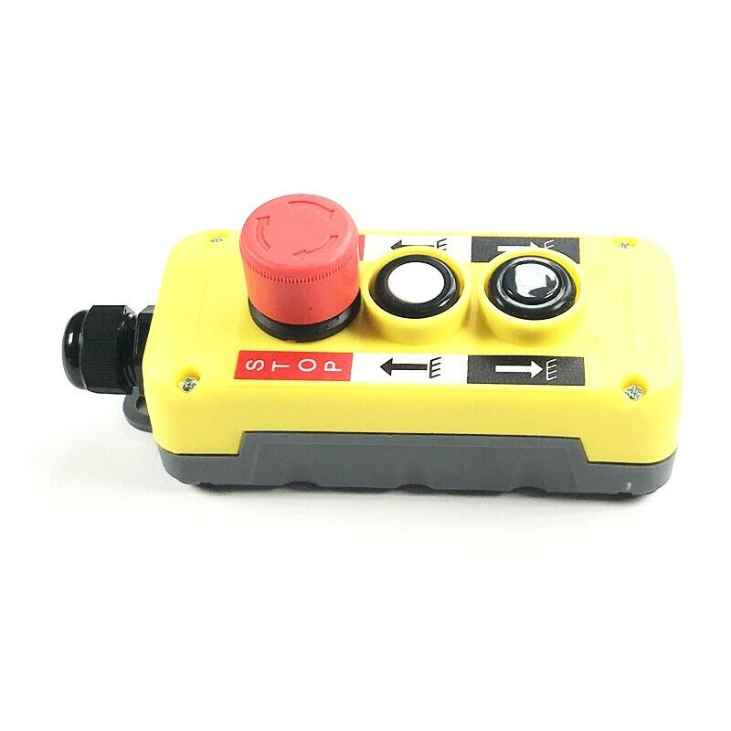 1PC Hoist and Crane Pushbutton Switch Up Down Red Emergency Stop pendant AC 400V