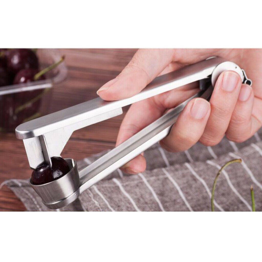 Stainless Steel Cherry Stone & Olive Stoner Pitter   Corer Pitting Tool