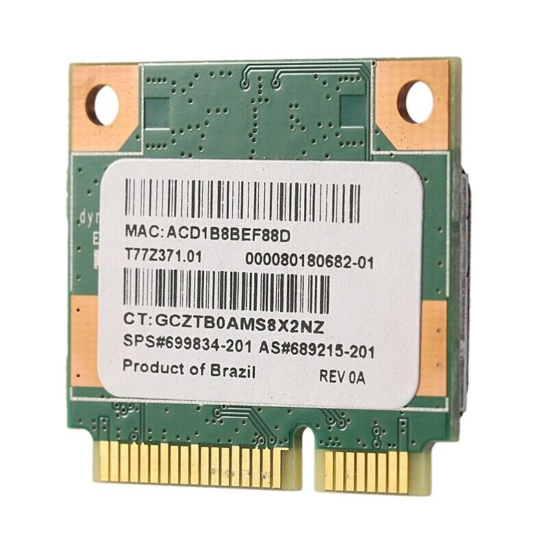 150Mbps 2.4Ghz RT3290 802.11B/G/N Wireless Wlan WIFI + Bluetooth BT 3.0 Half MO1