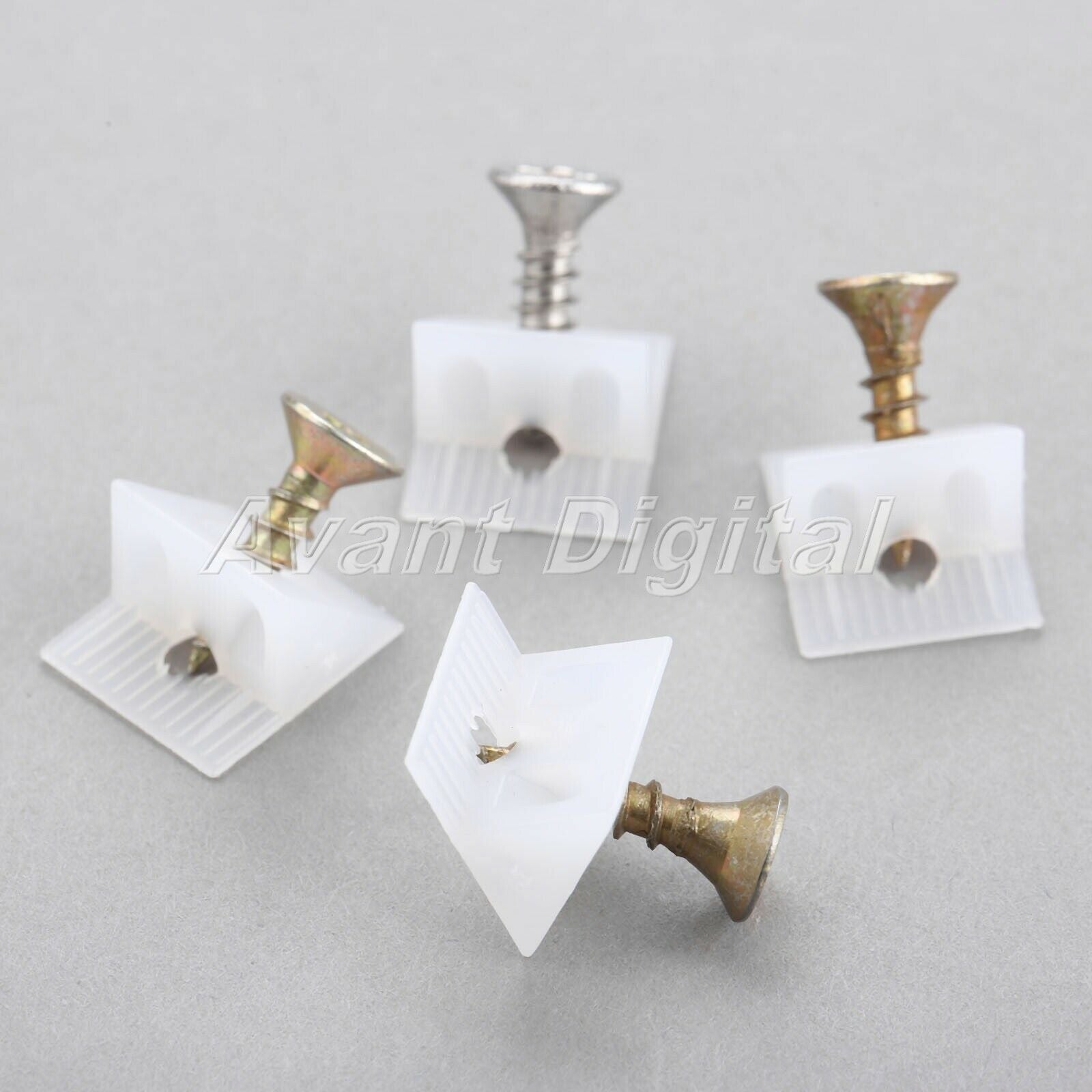 Plastic Furniture Cabinets Closets Back Panel Corner Brackets Block 50Pcs/Lot