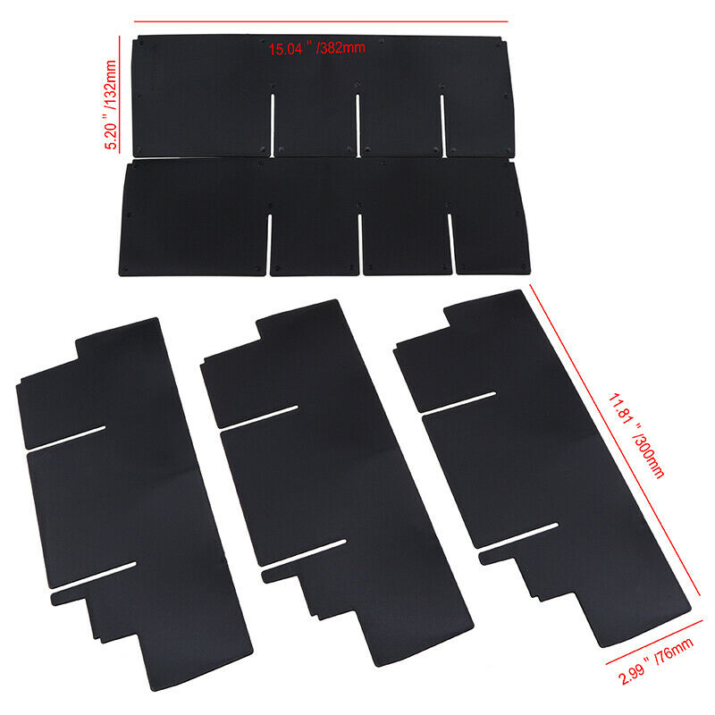 Armrest Storage Box Divider Partition Plate Organizer For Ford Raptor F150 15-19