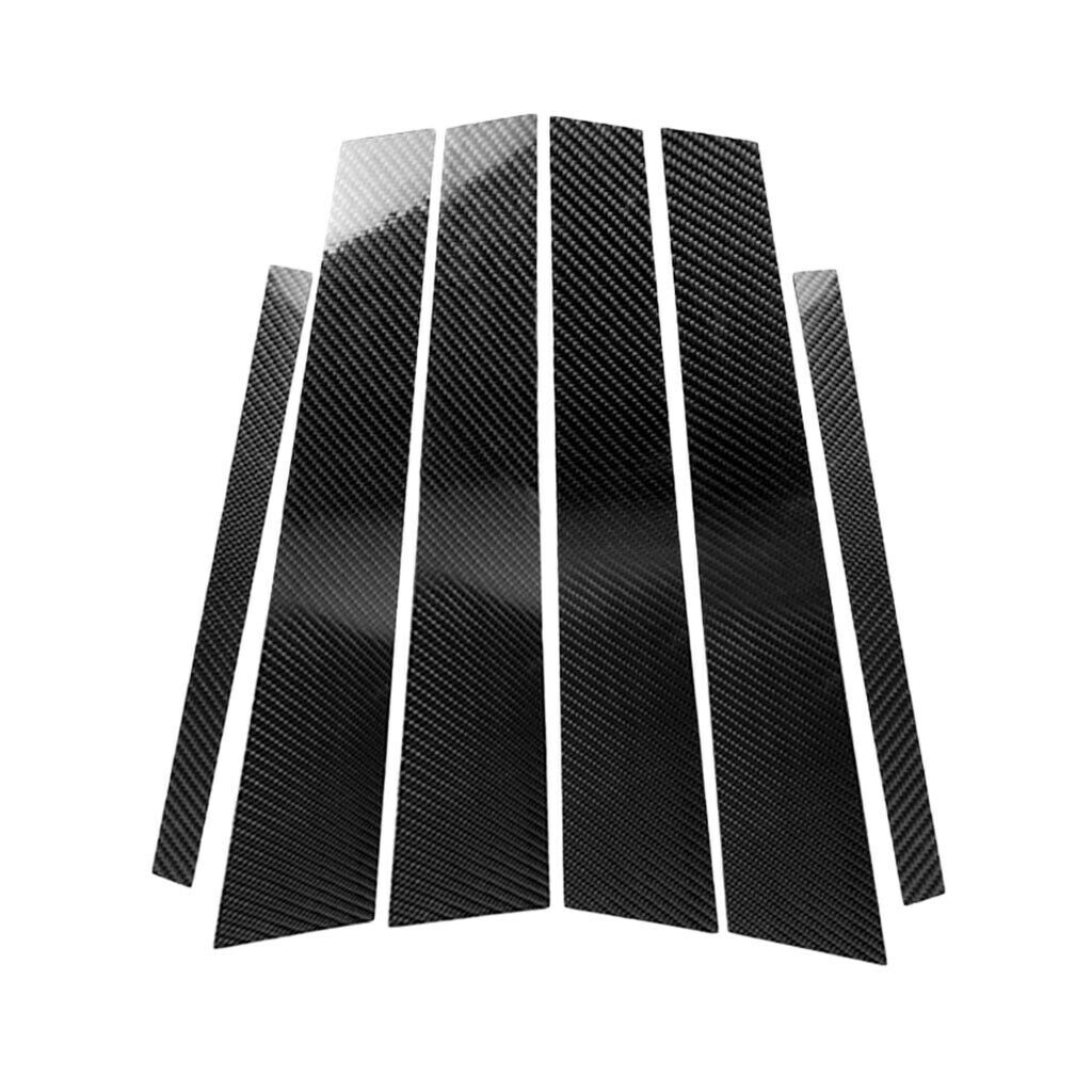 Black -  Window Pillars Covers Trims For BMW 3 5 Series F07 E60 E70 F16 F15
