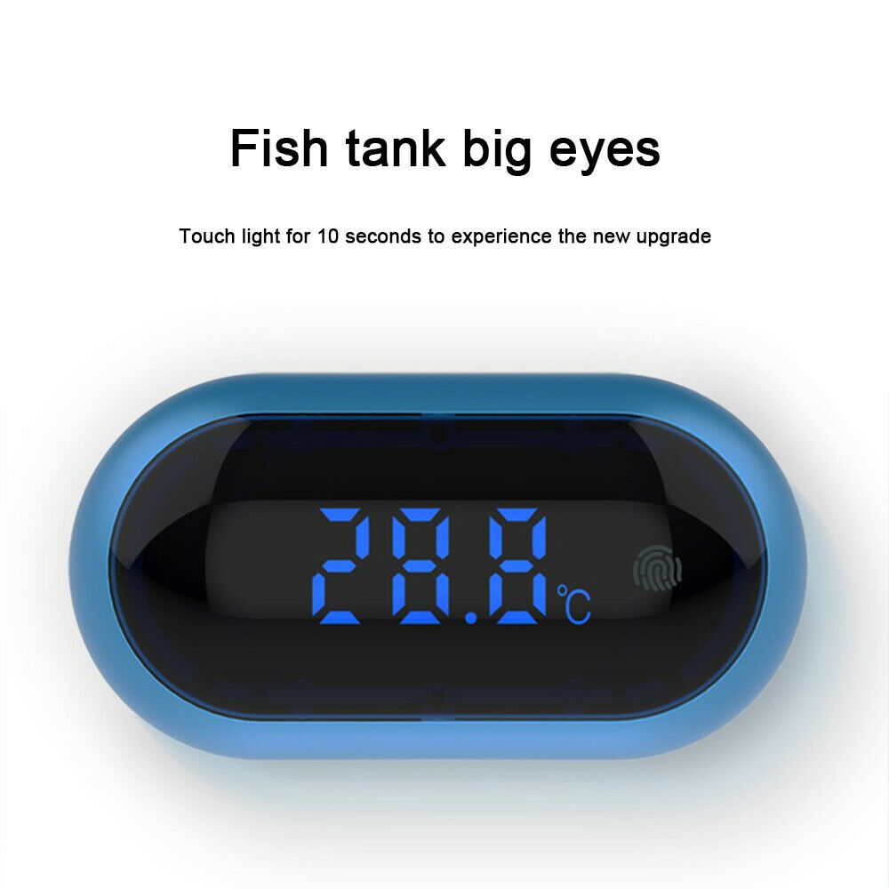 1PC Aquarium Fish Tank Water Thermometer Digital Electronic LED Touch Controller