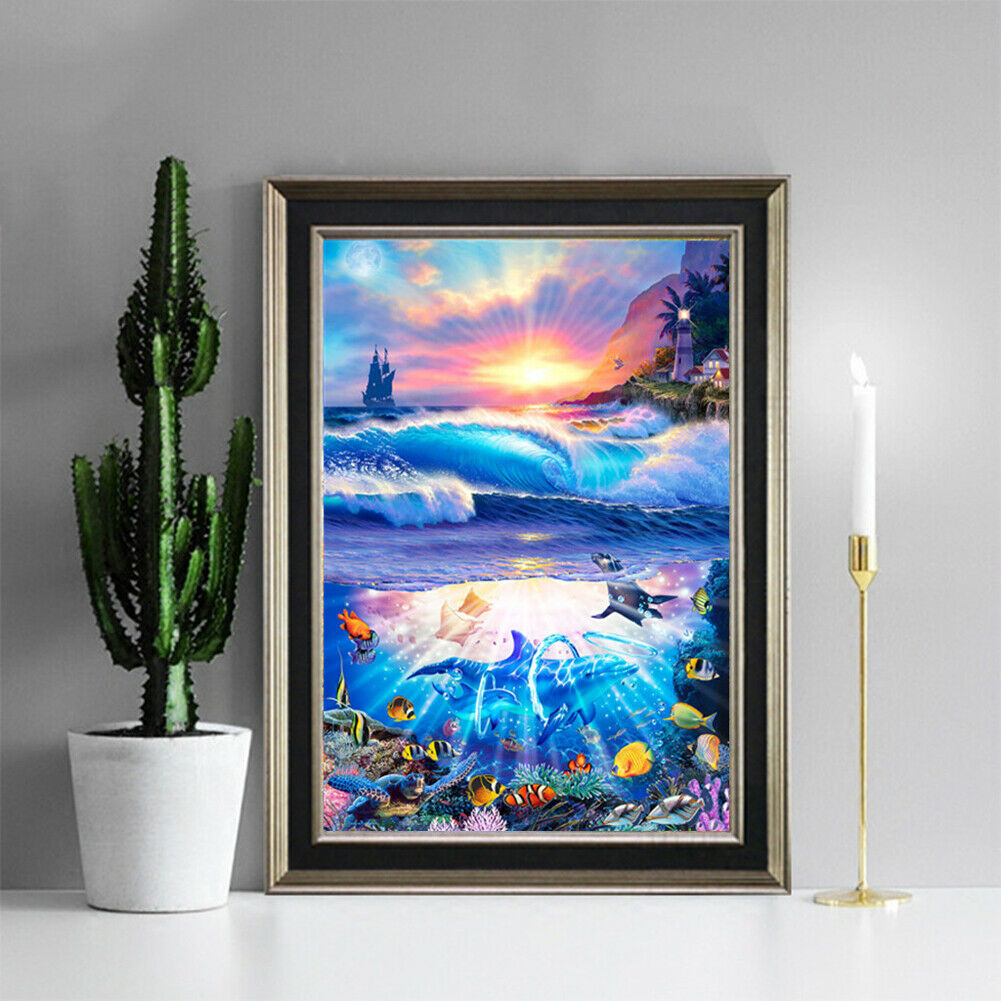 5D Diamond Painting Private Custom Photos Full Round Diamond Sewing Cross^Stitch