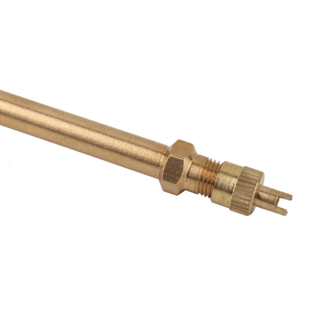 6 Pcs Metal Tire Air Valve Extension Adaptor for Car Motorcycle Truck 10cm