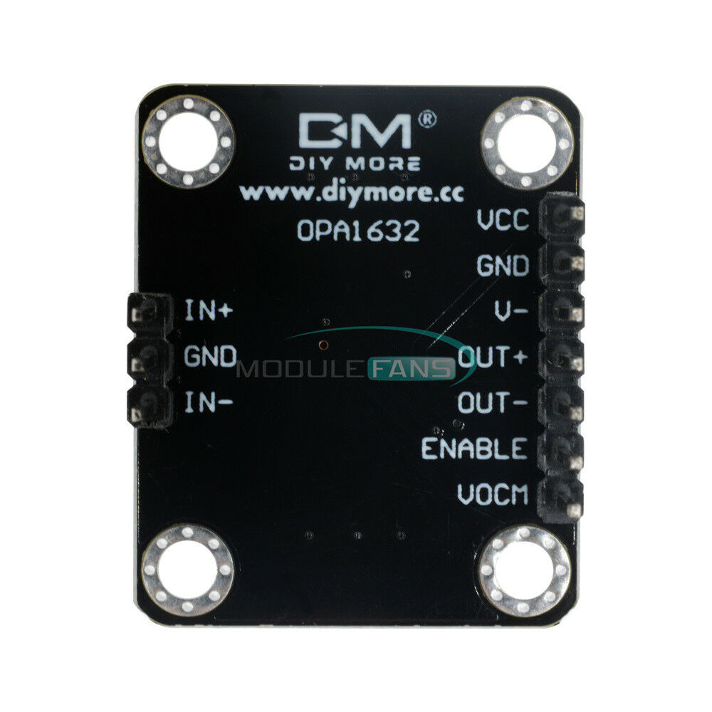 New Fully-Differential I/O Audio Operational Amplifier OPA1632 ADC Driver Board