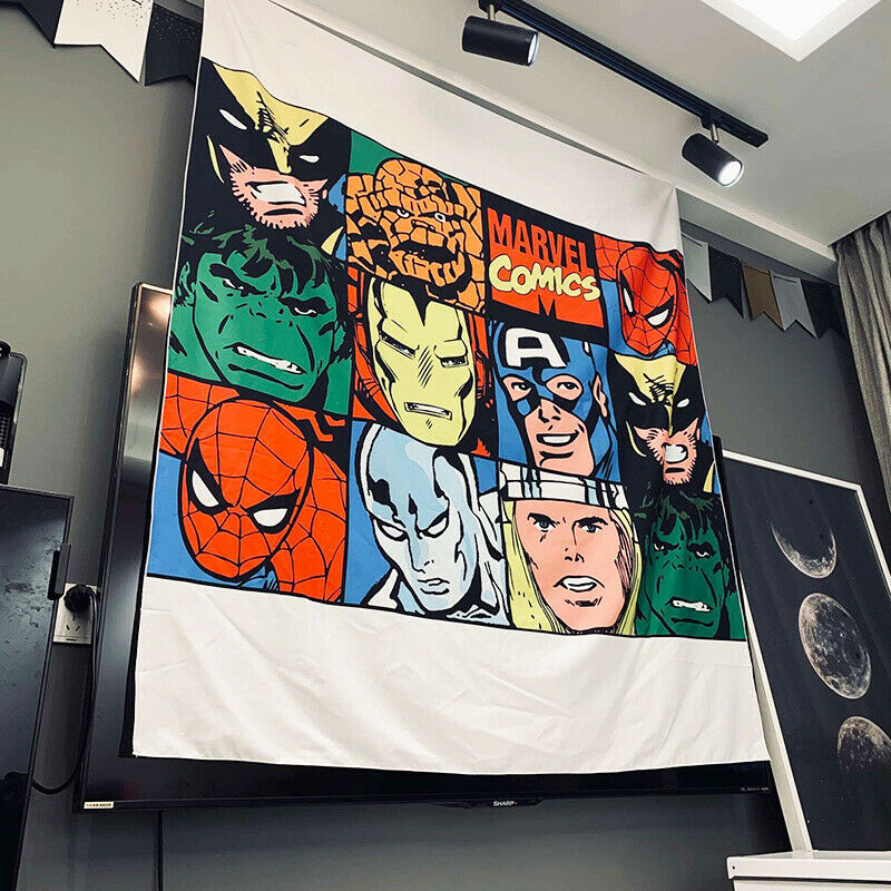 Marvel Avengers Tapestry Wall Hanging Cloth Room Decoration Background Cloth